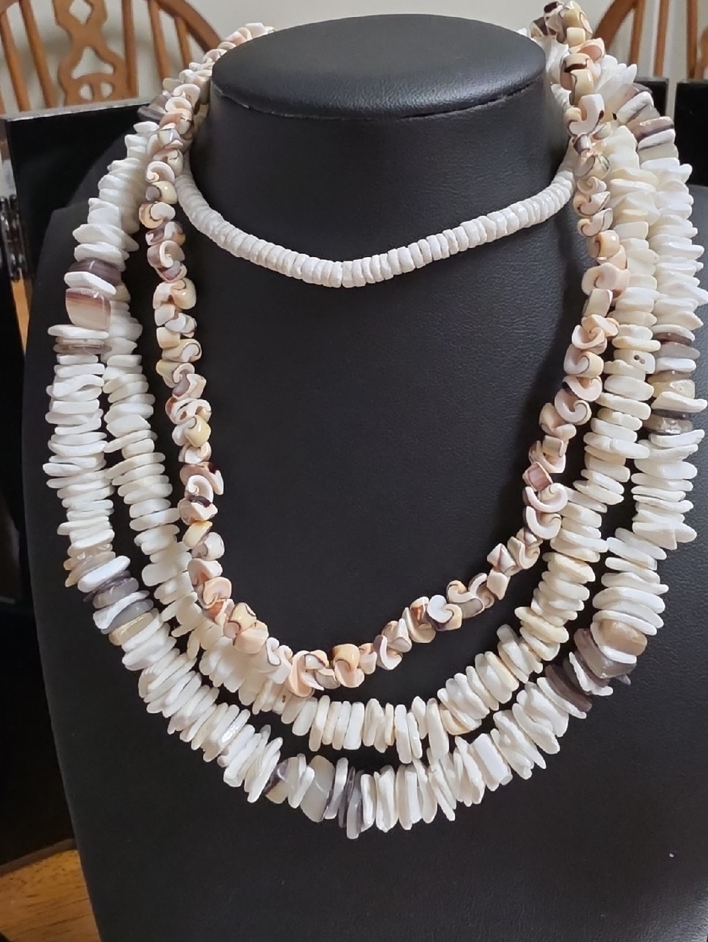 Puka Shell Bundle 3 Necklaces 1 Anklet